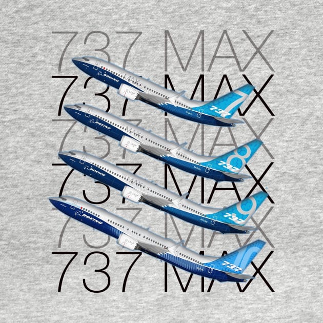 737 MAX Family by Caravele